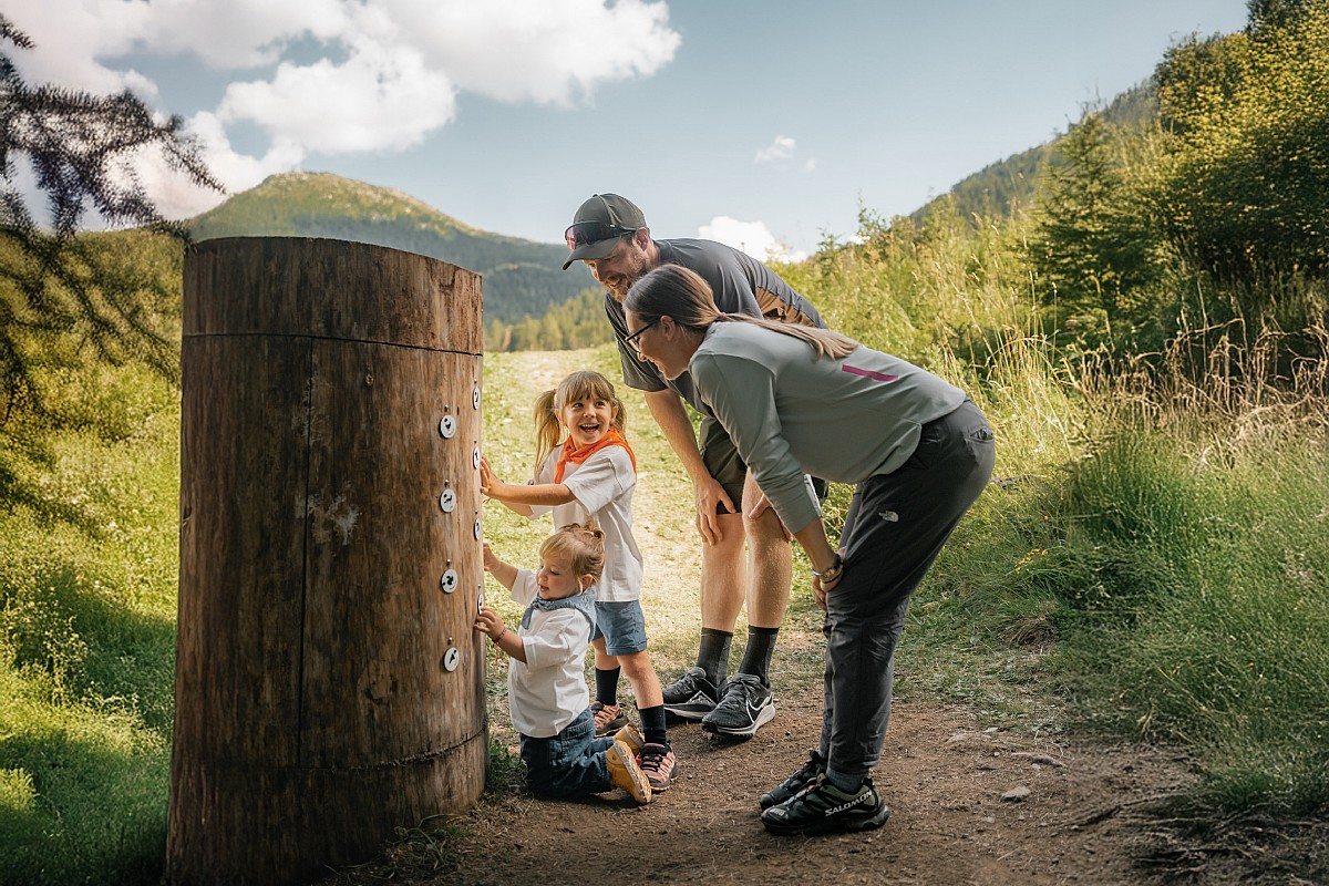 Family on the Animal Trail